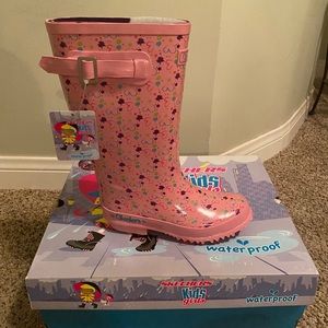 Skechers Little Girls Rain Boots